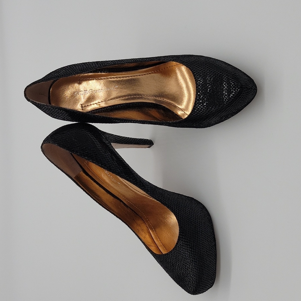 BCBG Generation Black heels, Size 8 and 1/2